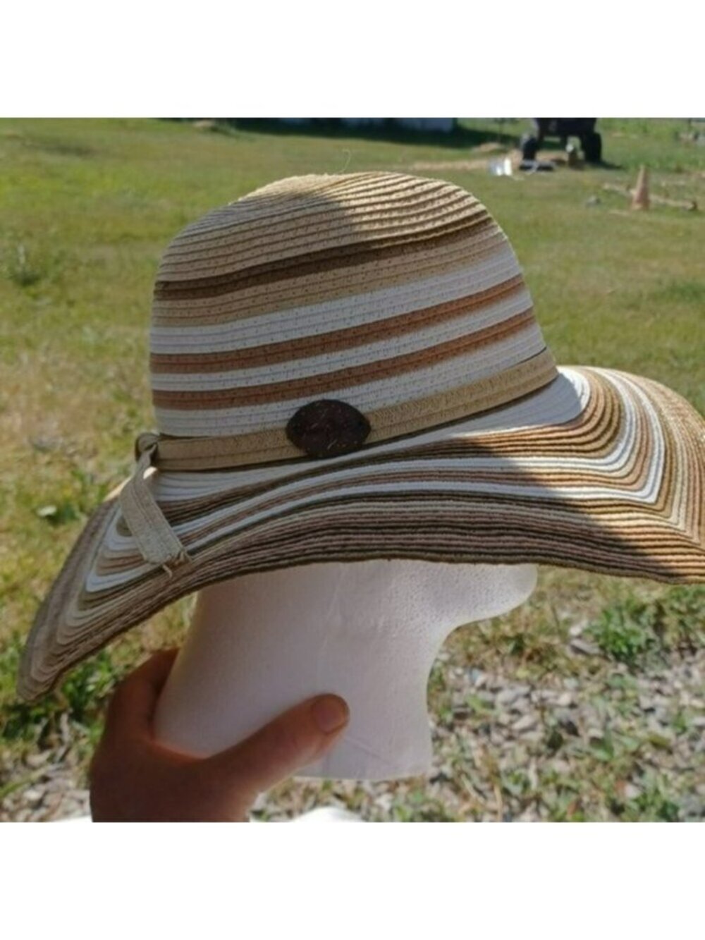 Panama Jack wide brimmed floppy hat